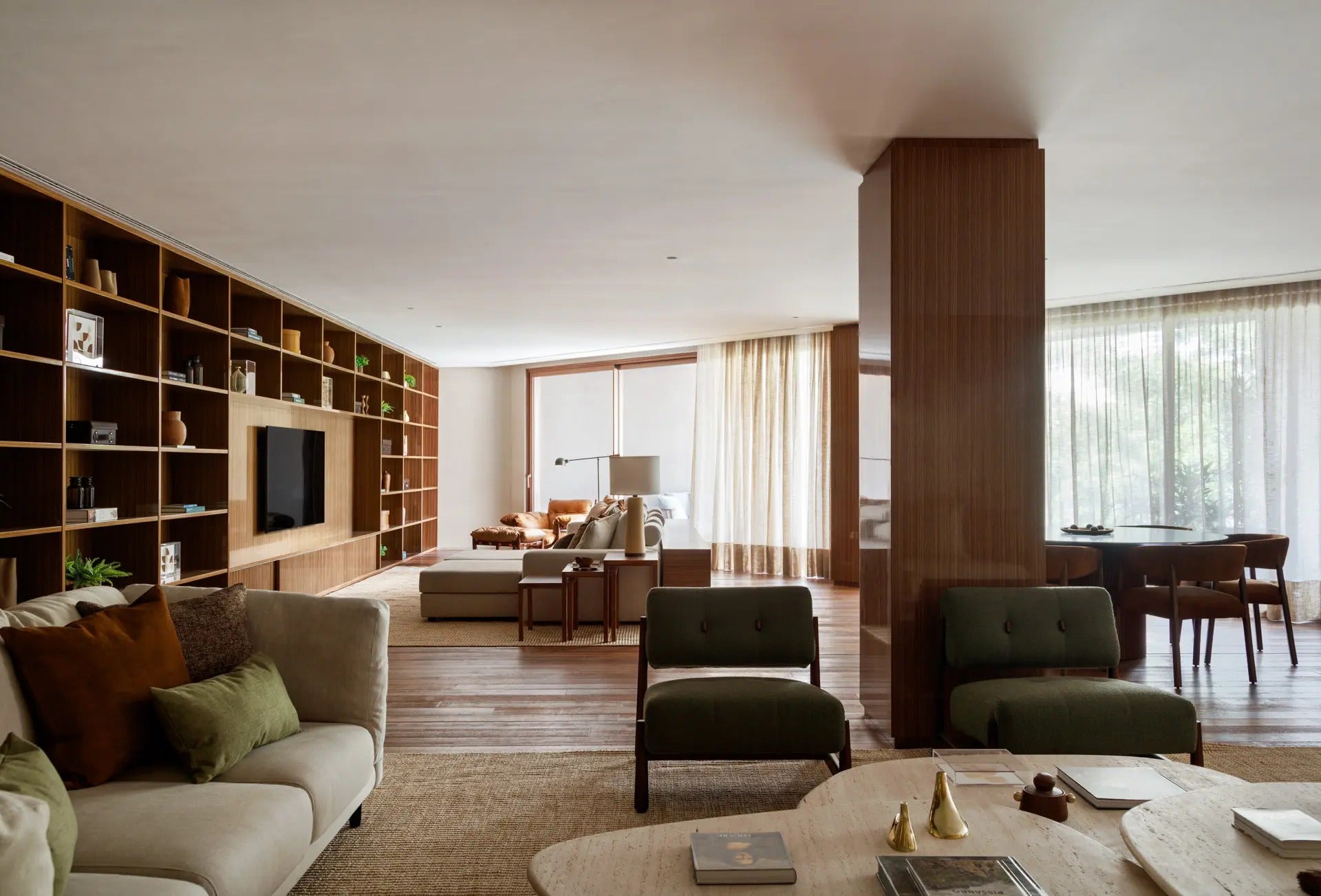 Marcato Móveis — Apartamento em lâmina natural alto brilho — Fasano Cidade Jardim, São Paulo