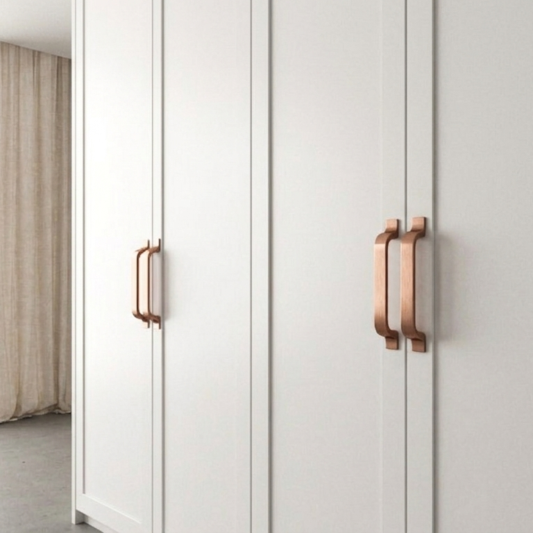 Dormitório Vintage Marcato — detalhe construtivo da marcenaria artesanal contemporânea